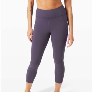 NWT lululemon invigorate high rise crop 23”